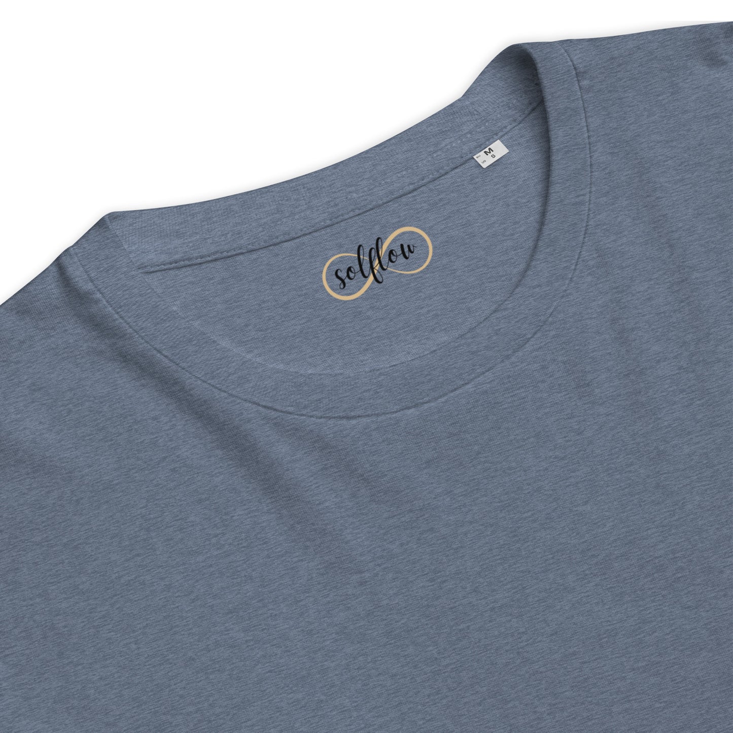 Unisex Organic Cotton T-Shirt - Eco-Friendly Minimalist Sustainable Tee 'Disturb Reality'