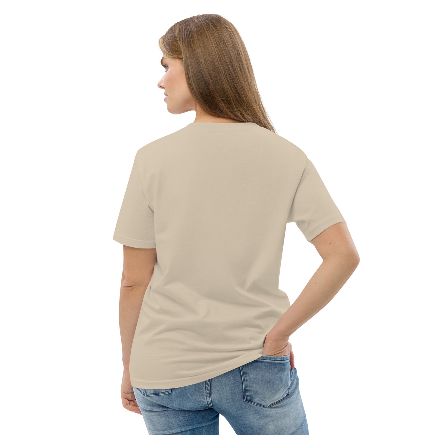 Unisex Organic Cotton T-Shirt - Eco-Friendly Minimalist Sustainable Tee 'Harmony Over Hustle'