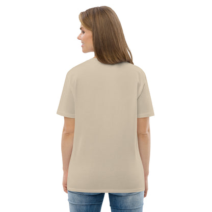 Unisex Organic Cotton T-Shirt - Eco-Friendly Minimalist Sustainable Tee 'Breath in Breath Out'