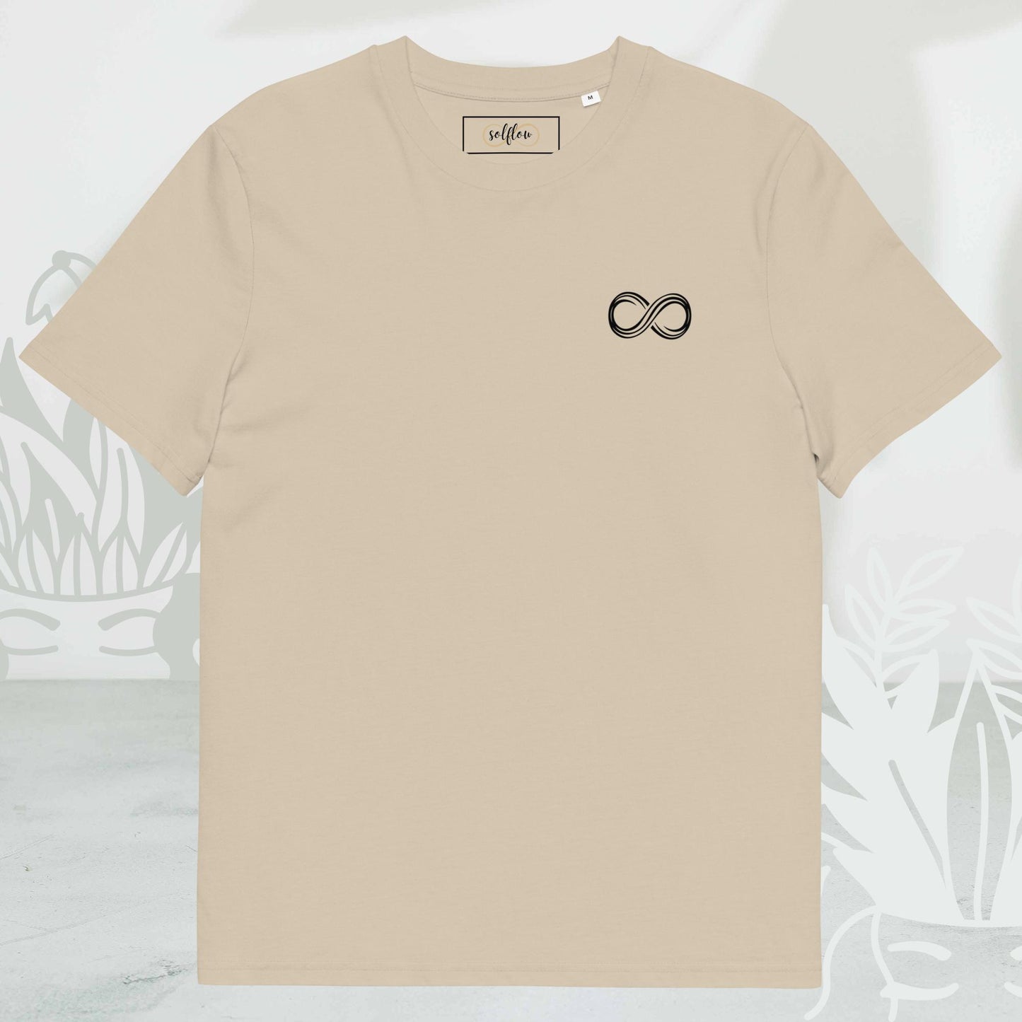 Unisex Organic Cotton T-Shirt - Eco-Friendly Minimalist Sustainable Tee 'Meditation Club Department'