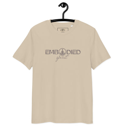 Unisex Organic Cotton T-Shirt - Eco-Friendly Minimalist Sustainable Tee 'Embodied Spirit'