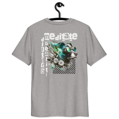 Unisex Organic Cotton T-Shirt - Eco-Friendly Minimalist Sustainable Tee 'Disturb Reality'