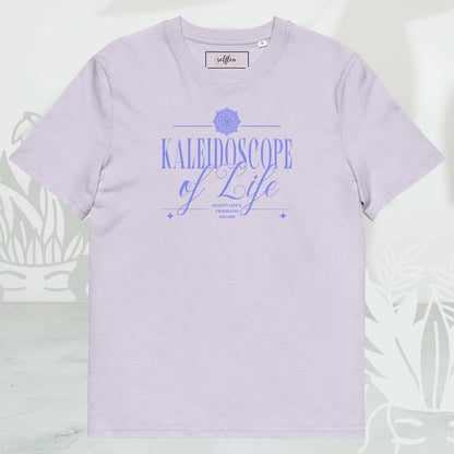 Unisex Organic Cotton T-Shirt - Eco-Friendly Minimalist Sustainable Tee 'Kaleidoscope'