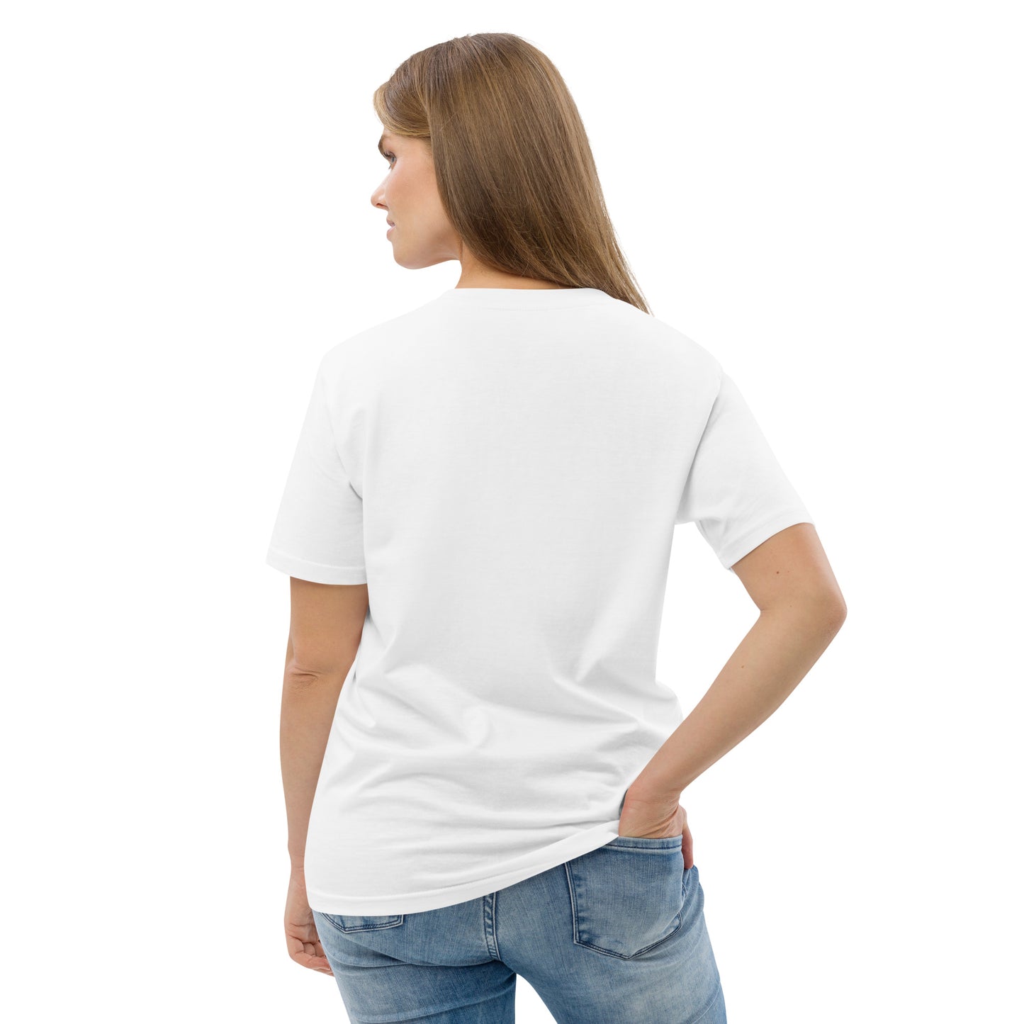 Unisex Organic Cotton T-Shirt - Eco-Friendly Minimalist Sustainable Tee 'Nature's Pulse'