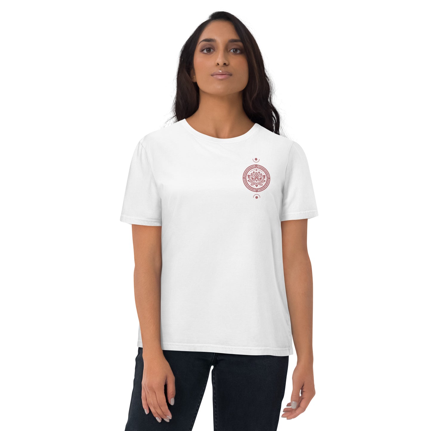 Unisex Organic Cotton T-Shirt - Eco-Friendly Minimalist Sustainable Tee 'Love Yoga Society'