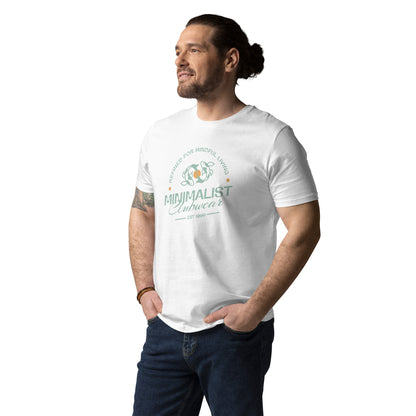 Unisex Organic Cotton T-Shirt - Eco-Friendly Minimalist Sustainable Tee 'Minimalist Clubwear'