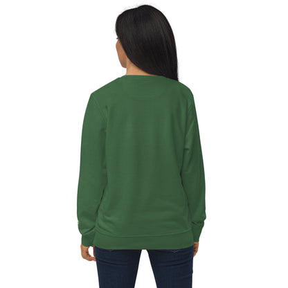 Unisex Organic Cotton Sweatshirt - Minimalist Eco-Friendly Sustainable Pullover 'Self Love'