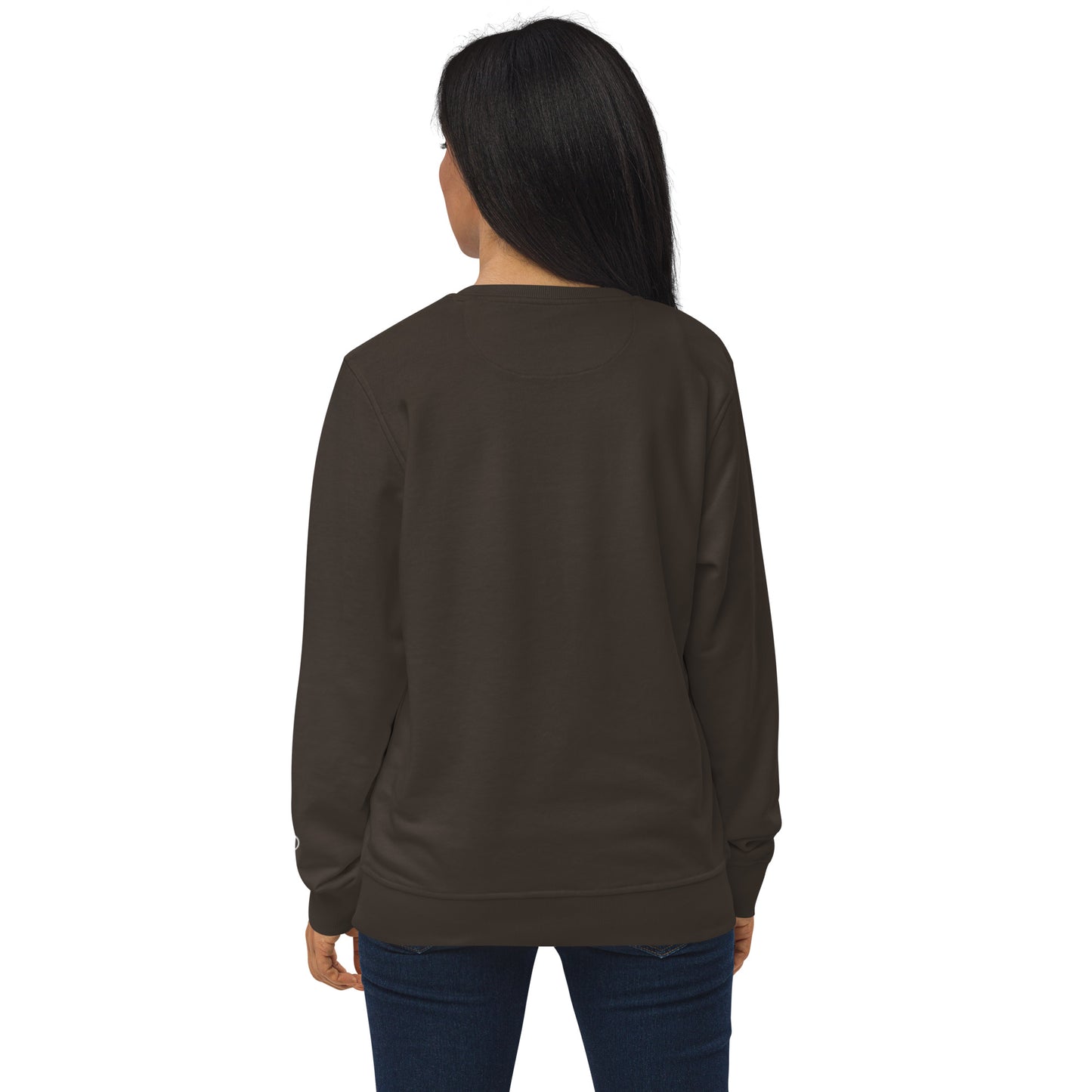 Unisex Organic Cotton Sweatshirt - Minimalist Eco-Friendly Sustainable Pullover  'Blossom Out'