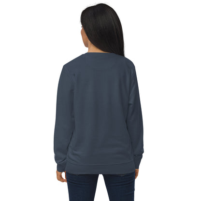 Unisex Organic Cotton Sweatshirt - Minimalist Eco-Friendly Sustainable Pullover 'Self Love'