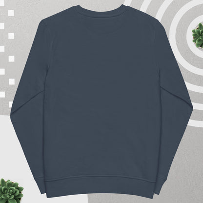 Unisex Organic Cotton Sweatshirt - Minimalist Eco-Friendly Sustainable Pullover 'Creativity'