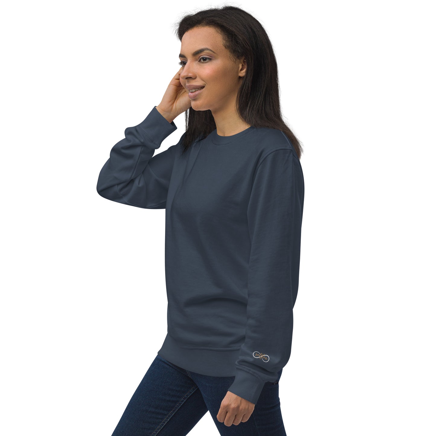 Unisex Organic Cotton Sweatshirt - Minimalist Eco-Friendly Sustainable 'Metamorphosis'