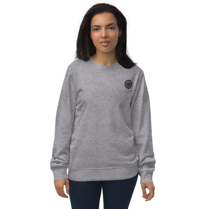 Unisex Organic Cotton Sweatshirt - Minimalist Eco-Friendly Sustainable Pullover 'Power of Mindfulness'