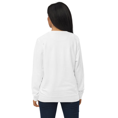 Unisex Organic Cotton Sweatshirt - Minimalist Eco-Friendly Sustainable Pullover 'Be Well'