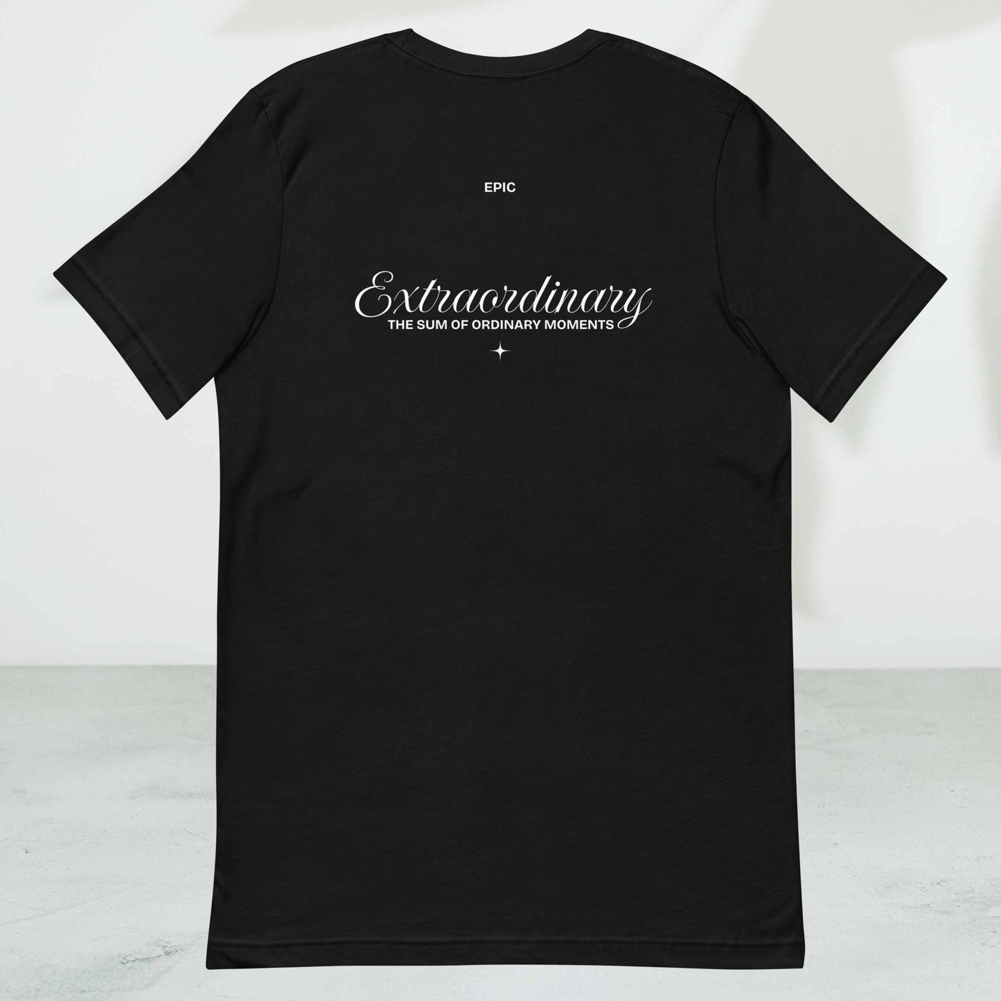 Eco-Friendly Unisex T-Shirt Made from 100% Recycled Materials Sustainable Tee 'Extraordinary'