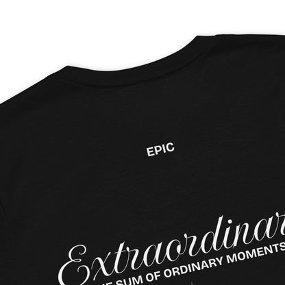 Eco-Friendly Unisex T-Shirt Made from 100% Recycled Materials Sustainable Tee 'Extraordinary'