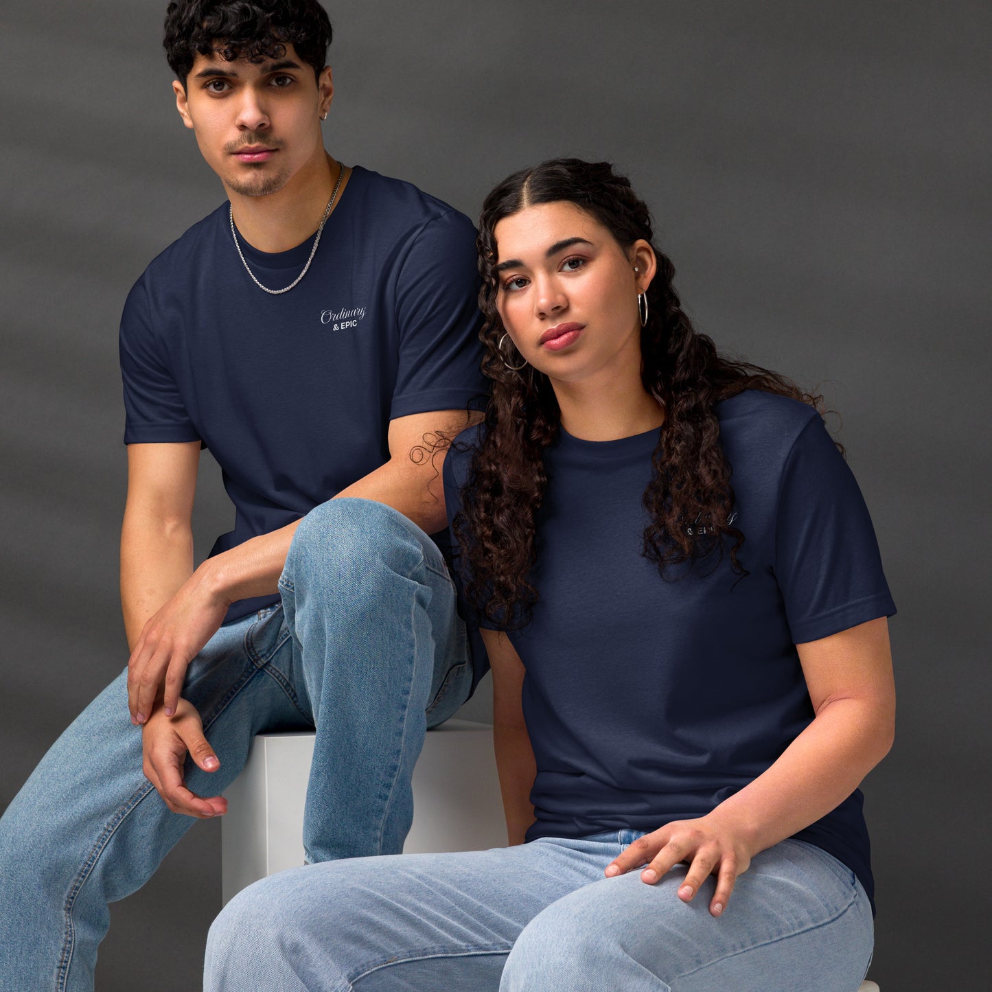 Eco-Friendly Unisex T-Shirt Made from 100% Recycled Materials Sustainable Tee 'Extraordinary'