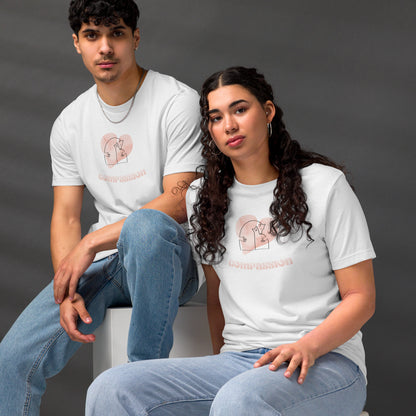 Unisex Organic Cotton T-Shirt - Eco-Friendly Minimalist Sustainable Tee 'Compassion'