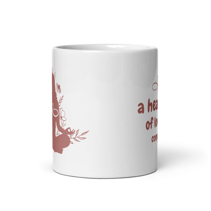 Inspirational Coffee Mug, Microwave & Dishwasher Safe – Perfect Gift 'A heart full of love'