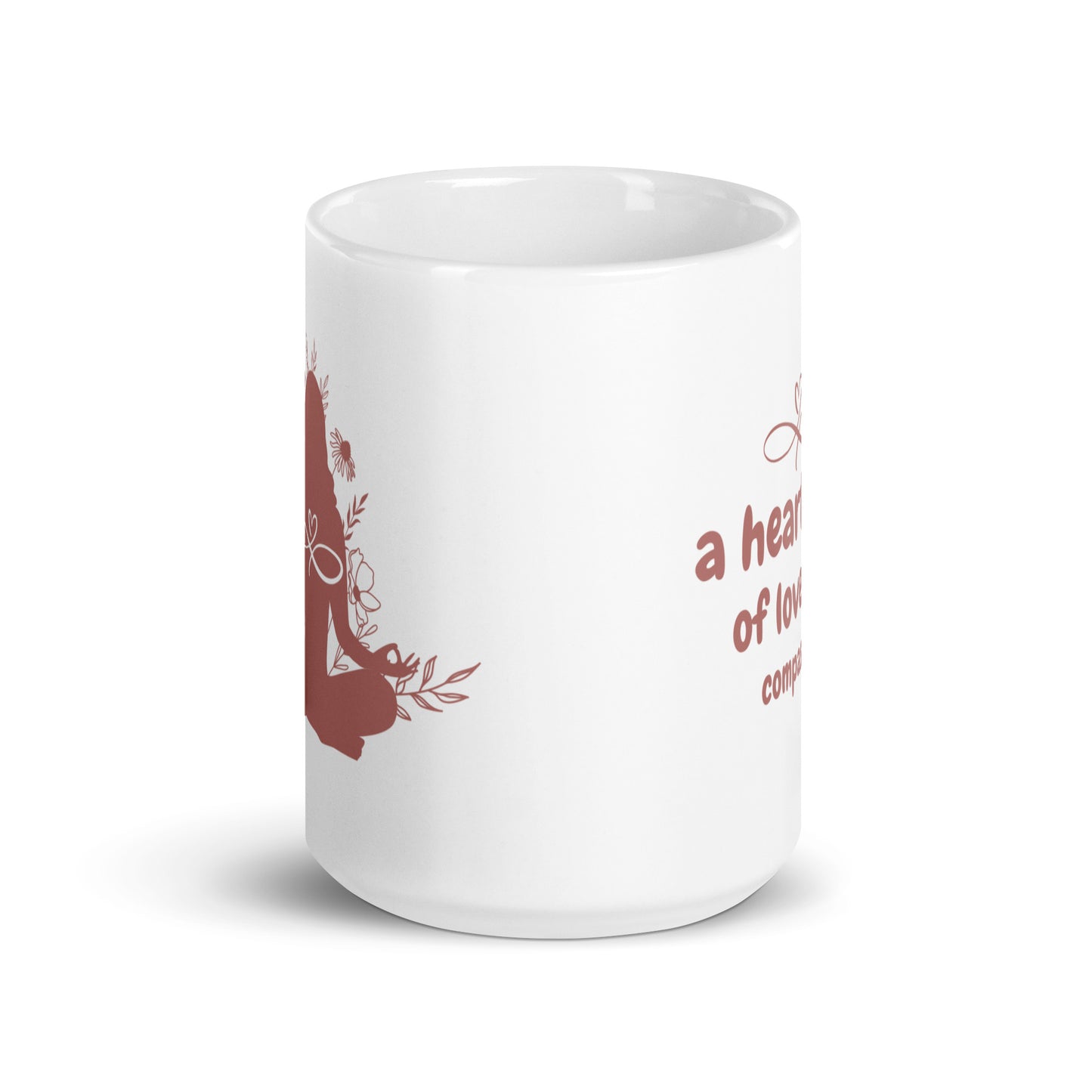 Inspirational Coffee Mug, Microwave & Dishwasher Safe – Perfect Gift 'A heart full of love'