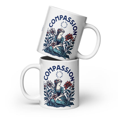 Inspirational Coffee Mug, Microwave & Dishwasher Safe – Perfect Gift 'Compassion - Healing'